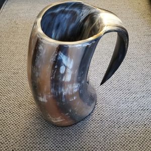Viking drinking horn